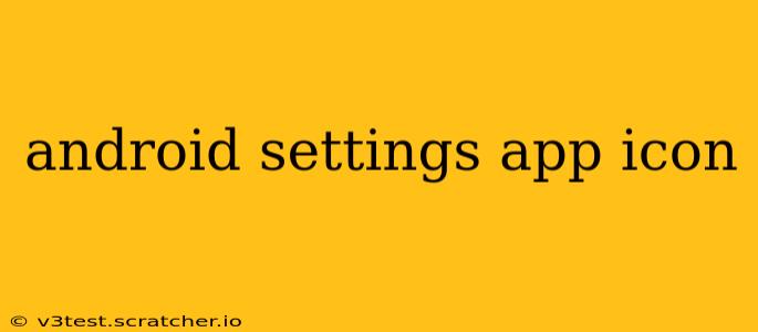 android settings app icon