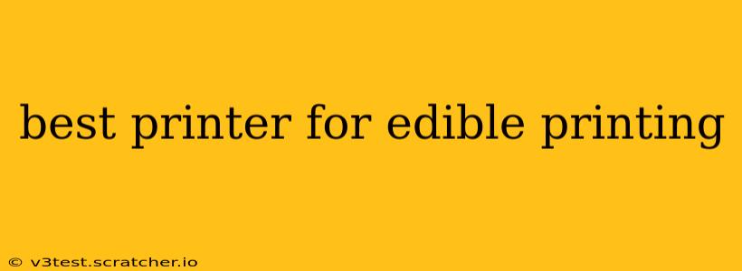 best printer for edible printing