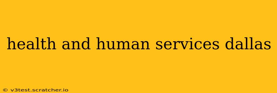health and human services dallas