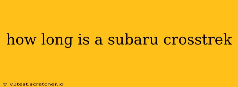 how long is a subaru crosstrek