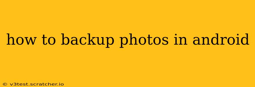 how to backup photos in android