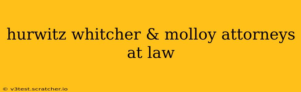hurwitz whitcher & molloy attorneys at law