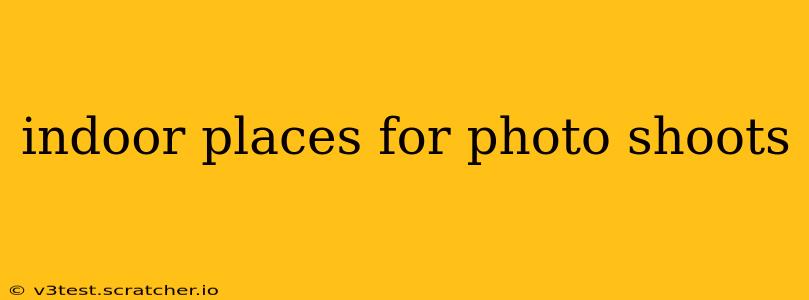 indoor places for photo shoots