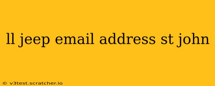 ll jeep email address st john
