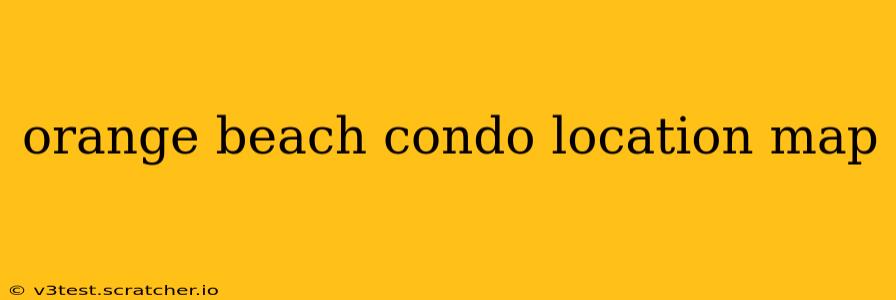 orange beach condo location map