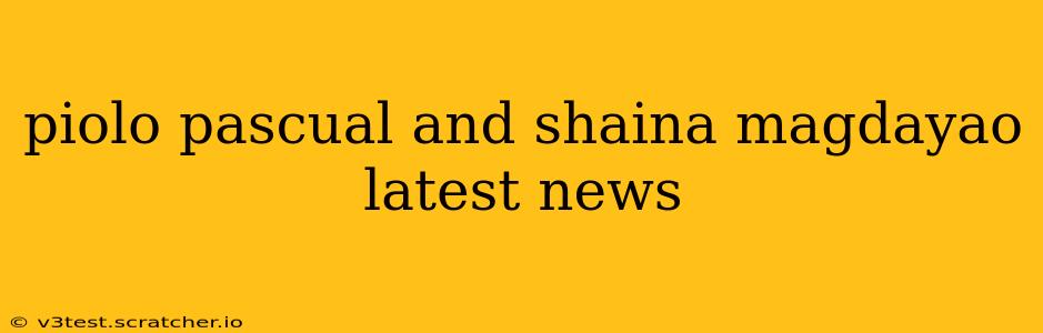 piolo pascual and shaina magdayao latest news