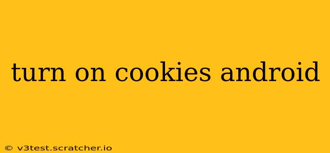 turn on cookies android